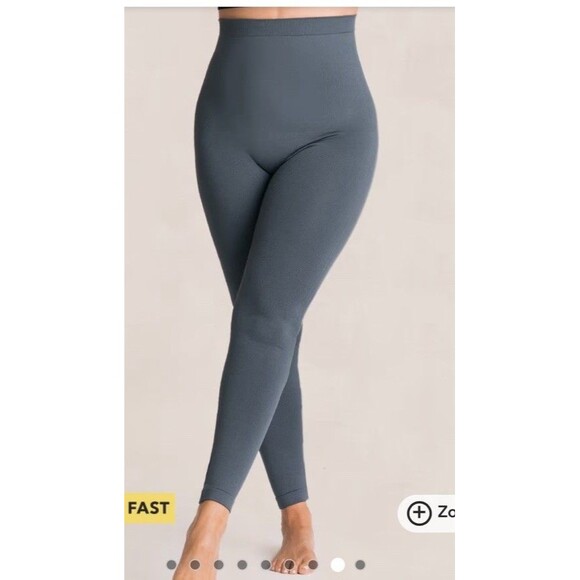 Empetua Shapermint Gray High Rise Shaping Slimming Leggings Sz 3XL New - Picture 1 of 9